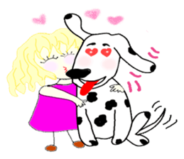TAM Spotty dog sticker #7358540