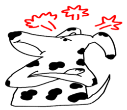 TAM Spotty dog sticker #7358545