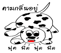 TAM Spotty dog sticker #7358546