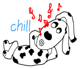 TAM Spotty dog sticker #7358552
