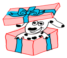 TAM Spotty dog sticker #7358562