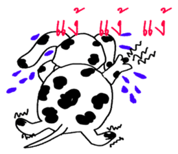 TAM Spotty dog sticker #7358563