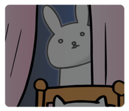 Rabbit!!!!!! sticker #7359169