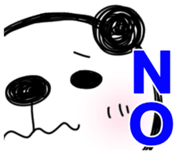 PANDAPAN which approaches the screen. sticker #7359403