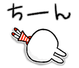 Happy, rabbit headdress Girl sticker #7359359