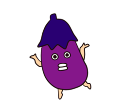Eggplant man Sticker sticker #7359566
