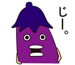 Eggplant man Sticker sticker #7359569