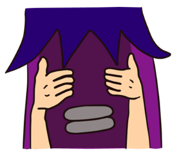 Eggplant man Sticker sticker #7359570