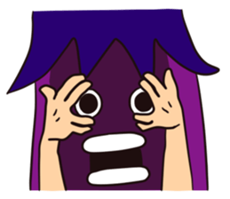 Eggplant man Sticker sticker #7359571