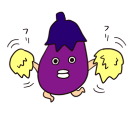 Eggplant man Sticker sticker #7359575