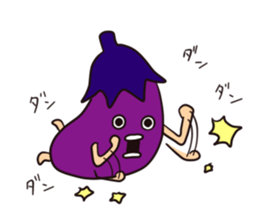 Eggplant man Sticker sticker #7359576