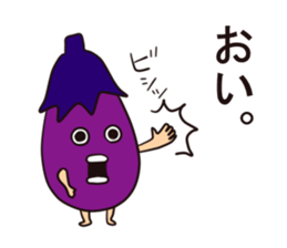 Eggplant man Sticker sticker #7359577