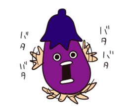 Eggplant man Sticker sticker #7359585