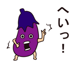 Eggplant man Sticker sticker #7359586