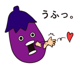 Eggplant man Sticker sticker #7359593