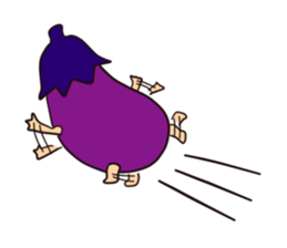 Eggplant man Sticker sticker #7359596