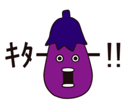 Eggplant man Sticker sticker #7359599