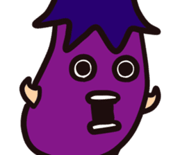 Eggplant man Sticker sticker #7359603