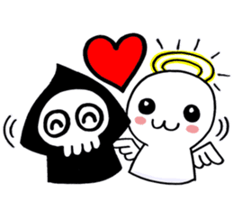 Devil vs. Angel sticker #7360438