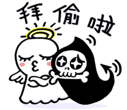 Devil vs. Angel sticker #7360440
