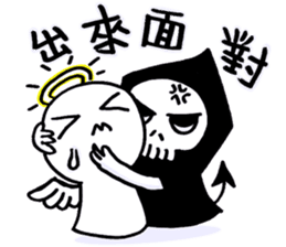 Devil vs. Angel sticker #7360441