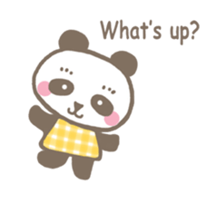 Linda of the panda  English sticker #7360525