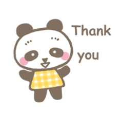 Linda of the panda  English sticker #7360526