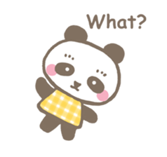 Linda of the panda  English sticker #7360527