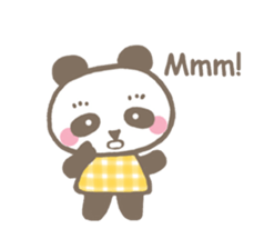 Linda of the panda  English sticker #7360529