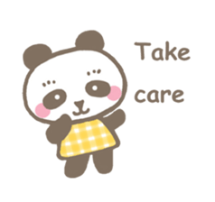 Linda of the panda  English sticker #7360533