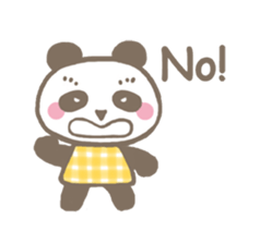 Linda of the panda  English sticker #7360534
