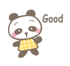 Linda of the panda  English sticker #7360535