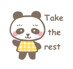 Linda of the panda  English sticker #7360538