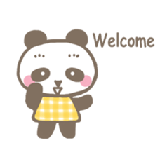 Linda of the panda  English sticker #7360541