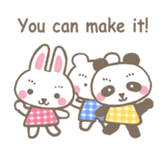 Linda of the panda  English sticker #7360547