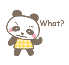Linda of the panda  English sticker #7360551