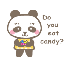 Linda of the panda  English sticker #7360555