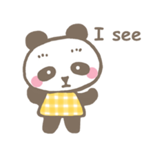 Linda of the panda  English sticker #7360561