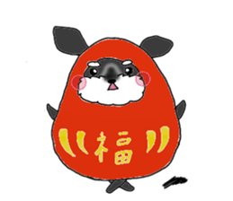 HAPPY puppy of Schnauzer.[English ver.] sticker #7360567