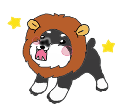 HAPPY puppy of Schnauzer.[English ver.] sticker #7360575