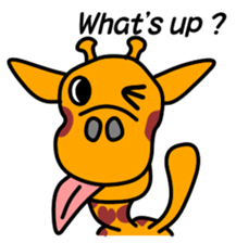 JIN-JIN Giraffe Life 2 sticker #7360850