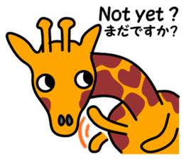 JIN-JIN Giraffe Life 2 sticker #7360851