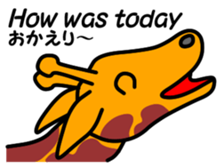 JIN-JIN Giraffe Life 2 sticker #7360854