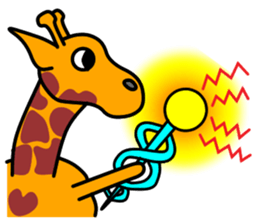 JIN-JIN Giraffe Life 2 sticker #7360863