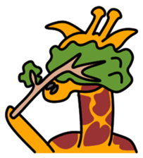 JIN-JIN Giraffe Life 2 sticker #7360864