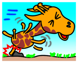 JIN-JIN Giraffe Life 2 sticker #7360868