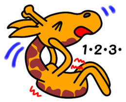JIN-JIN Giraffe Life 2 sticker #7360874
