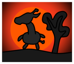 JIN-JIN Giraffe Life 2 sticker #7360876