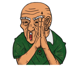 Lovely grandpa 2 "No Text" sticker #7361296