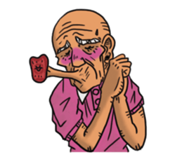 Lovely grandpa 2 "No Text" sticker #7361300